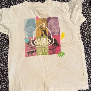 LIMITED EDITION Kids White Trolls Graphic Tee - CAMP Design